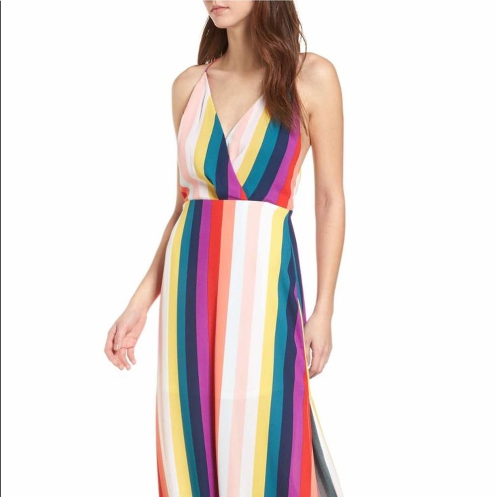 Surprice Maxi Rainbow Dress.